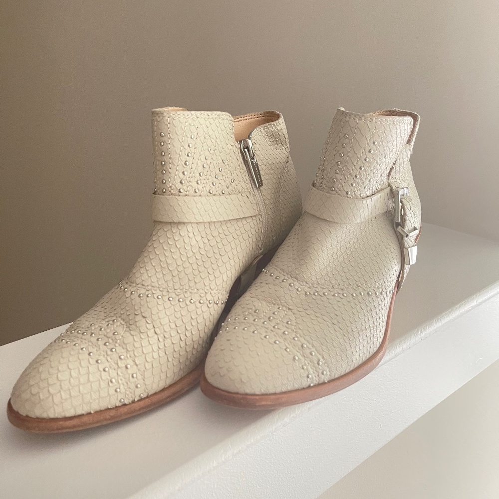 Vince Camuto Studded Leather Booties